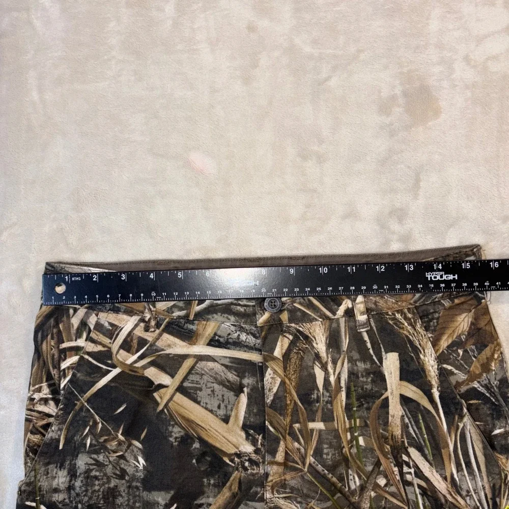 Game Winner Youth XL Realtree Max-5 Camo Cargo Hunting Pants Brown Green Cotton
